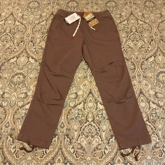 NWT Topo Design Dirt Pants Peppercorn Women’s Sz Large